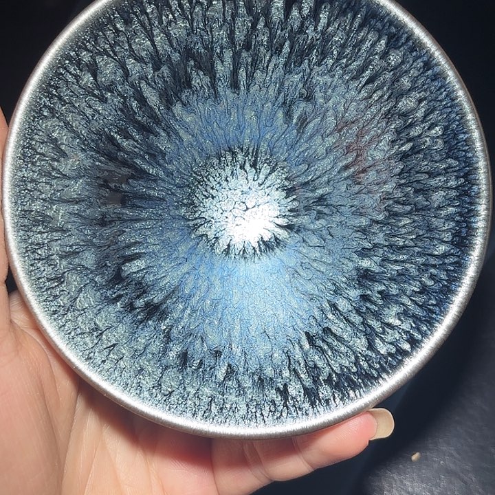 茶盏建盏高端主人杯百花