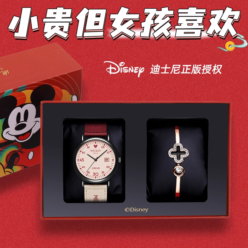 新年生日礼物女孩高端实用送女儿14初中生成人礼十八岁迪士尼手表商品图