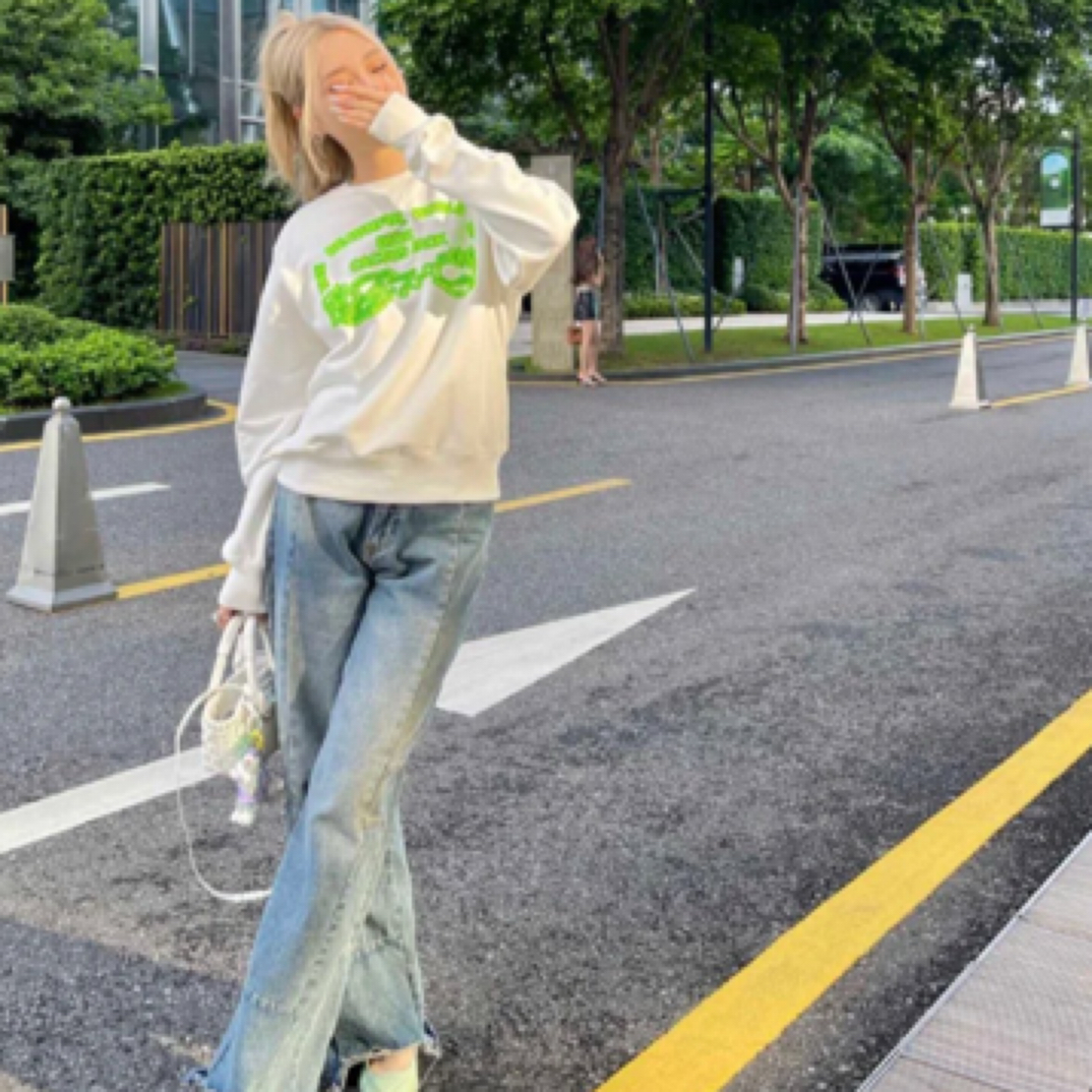 （jp）111 Dior 迪奥 白色印花logo卫衣 L码*1全新/13000