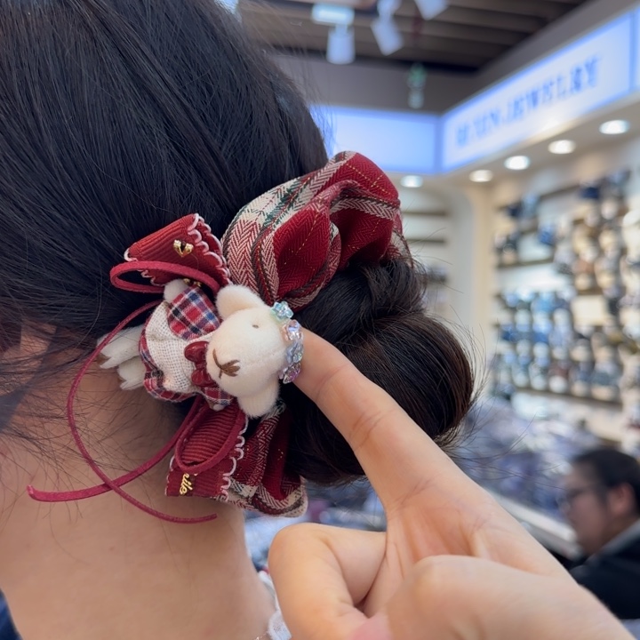 三醋酯纤维小羊发圈-41