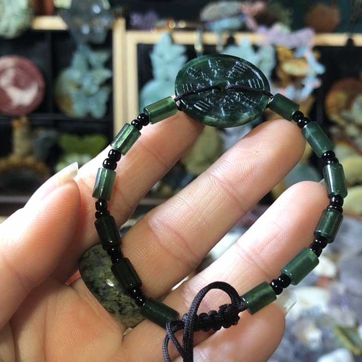 岫玉未镶嵌岫玉手链