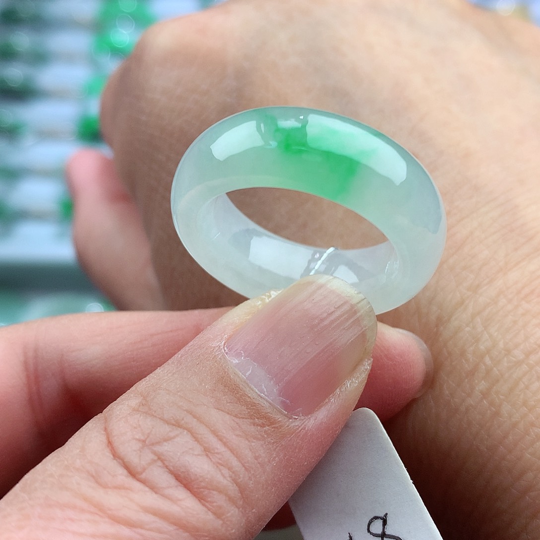 未镶嵌戒指翡翠18号