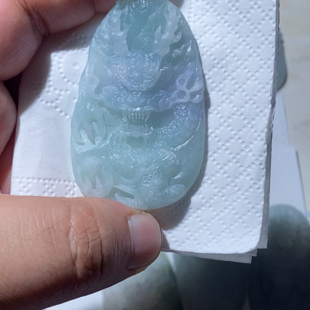 未镶嵌定制翡翠?***毛缅甸天然翡翠A货龙牌