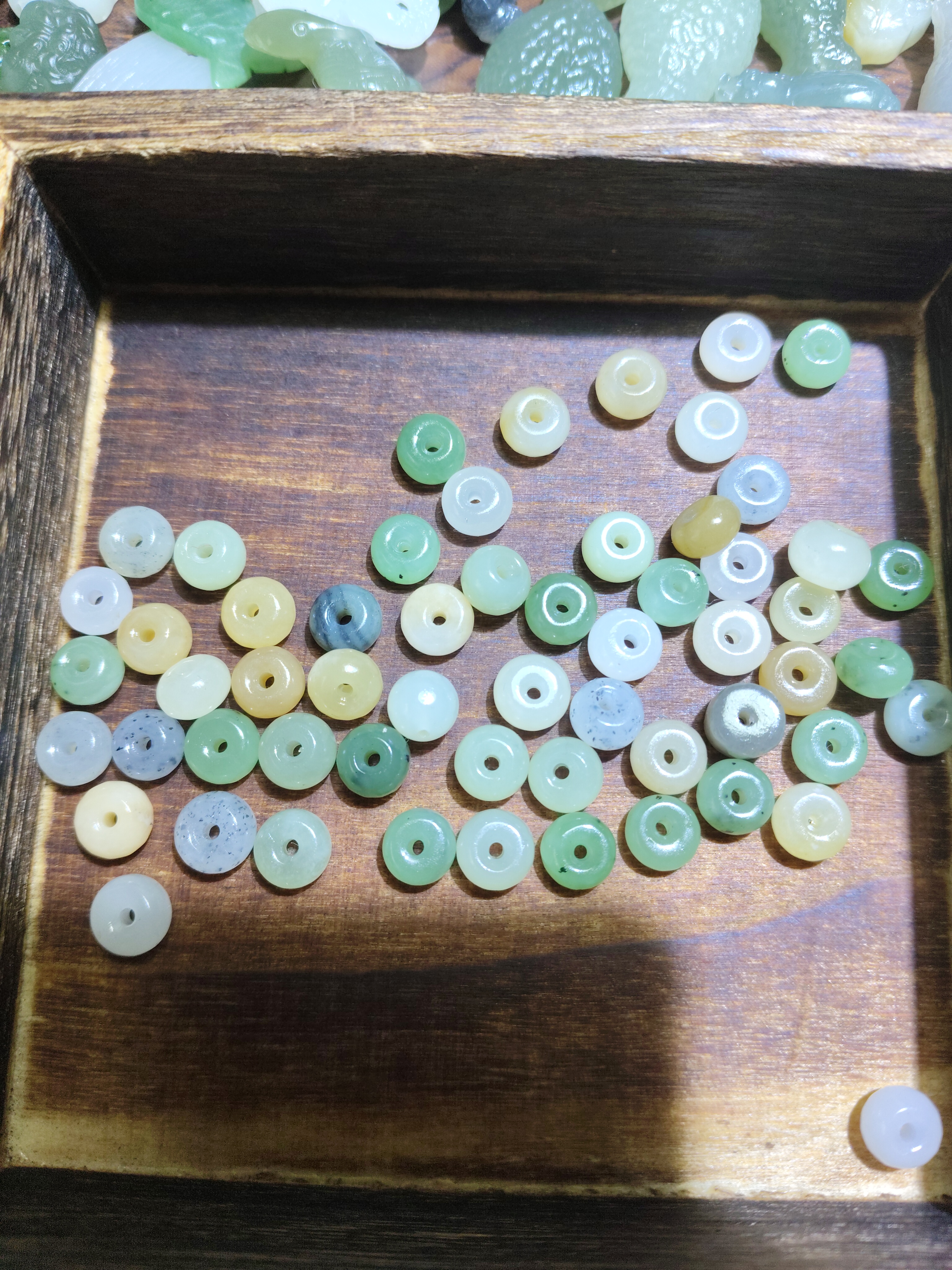 和田玉卡8小扣子