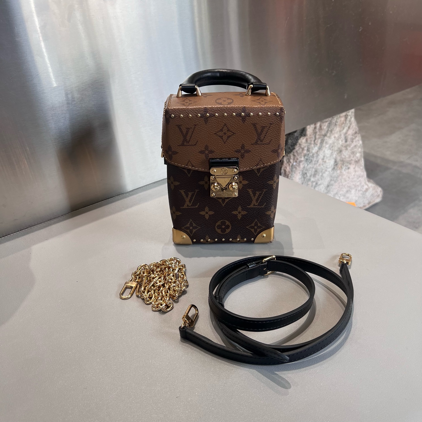 95新 LouisVuitton/路易威登 Camera Box相机包盒子秋冬限定秀款
