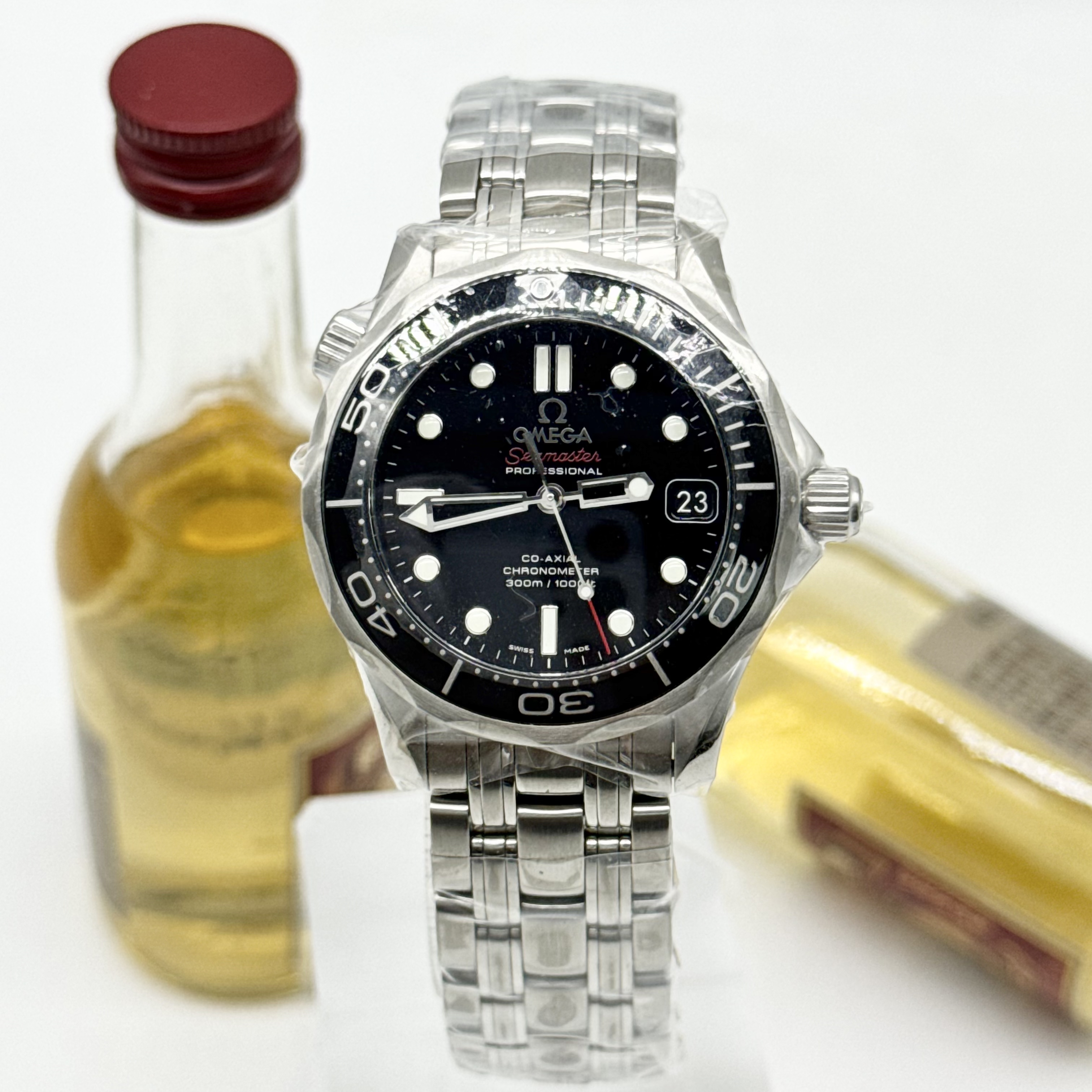 99新 Omega/欧米茄 海马系列 自动上链 精钢 36.25mm 单表