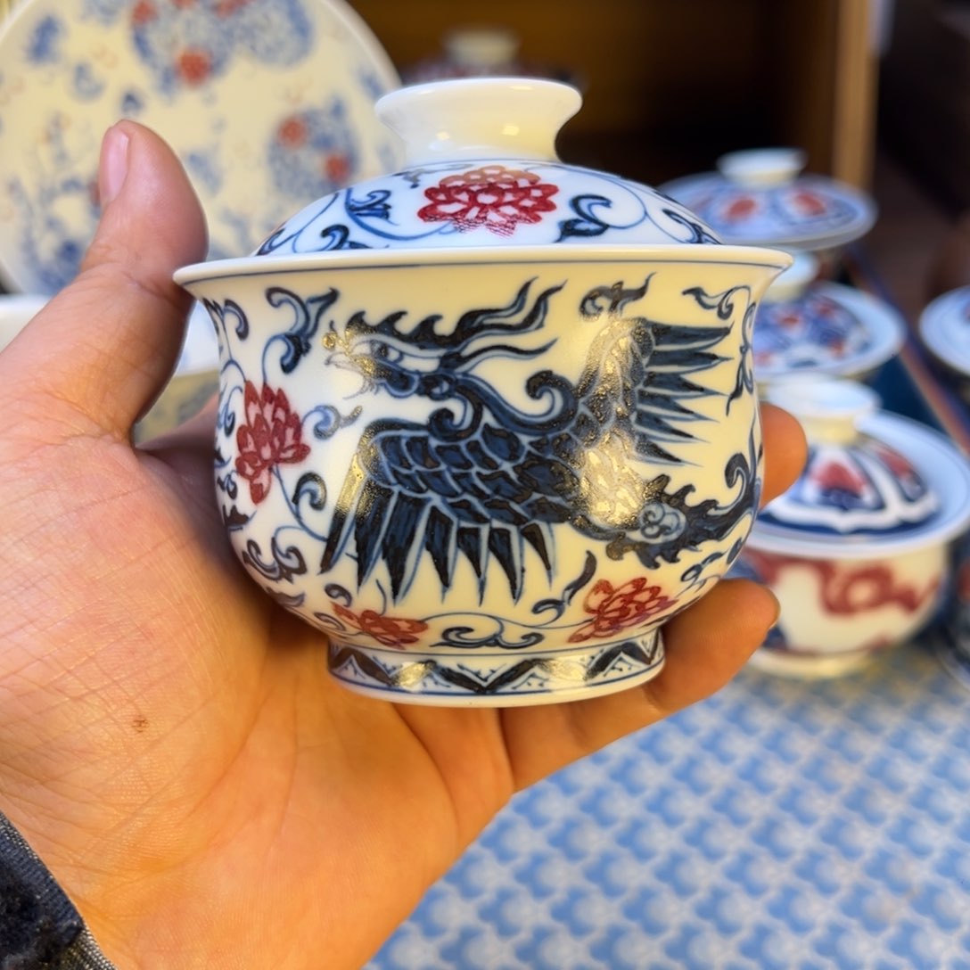 盖碗景德镇茶器百宝箱