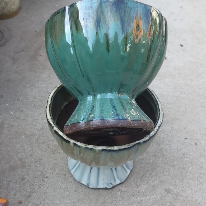 红陶19/17两个盆子