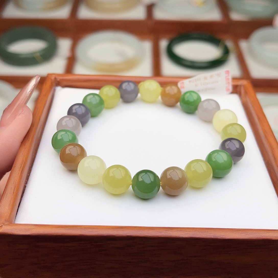 和田玉未镶嵌手串10mm