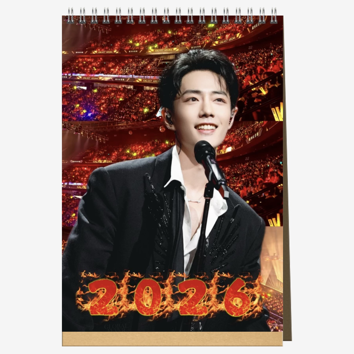 肖战2026年笑容台历挂历来啦