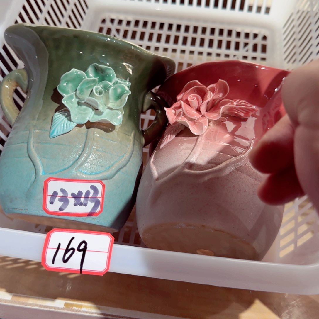 紫砂花盆粗陶哦醋