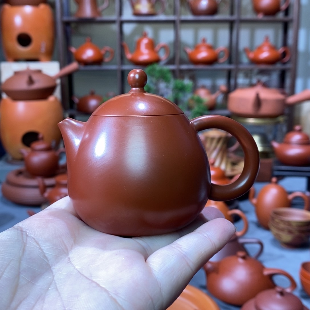 紫砂茶壶老安顺章广鑫龙蛋壶100cc