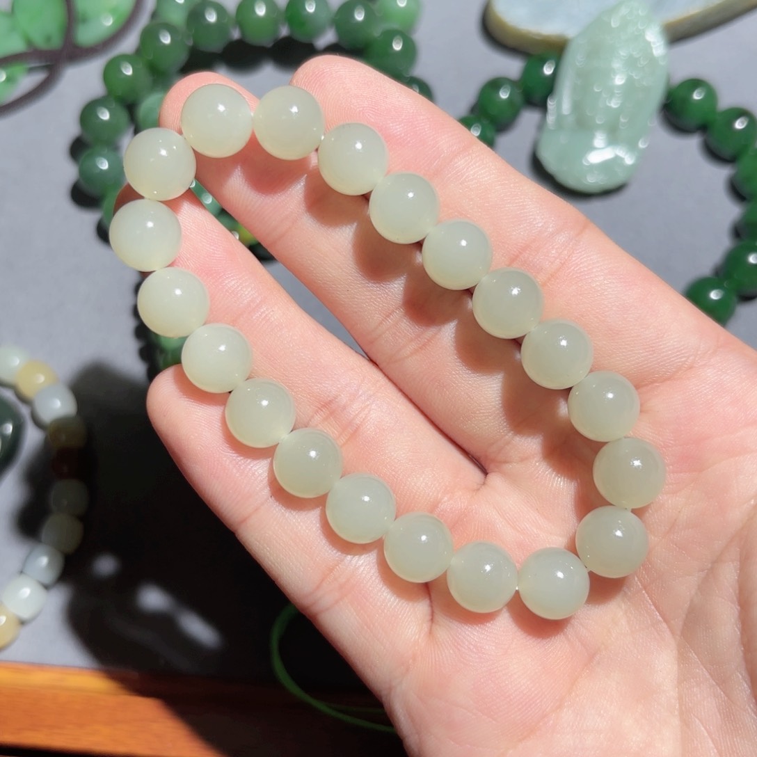 和田玉手链未镶嵌