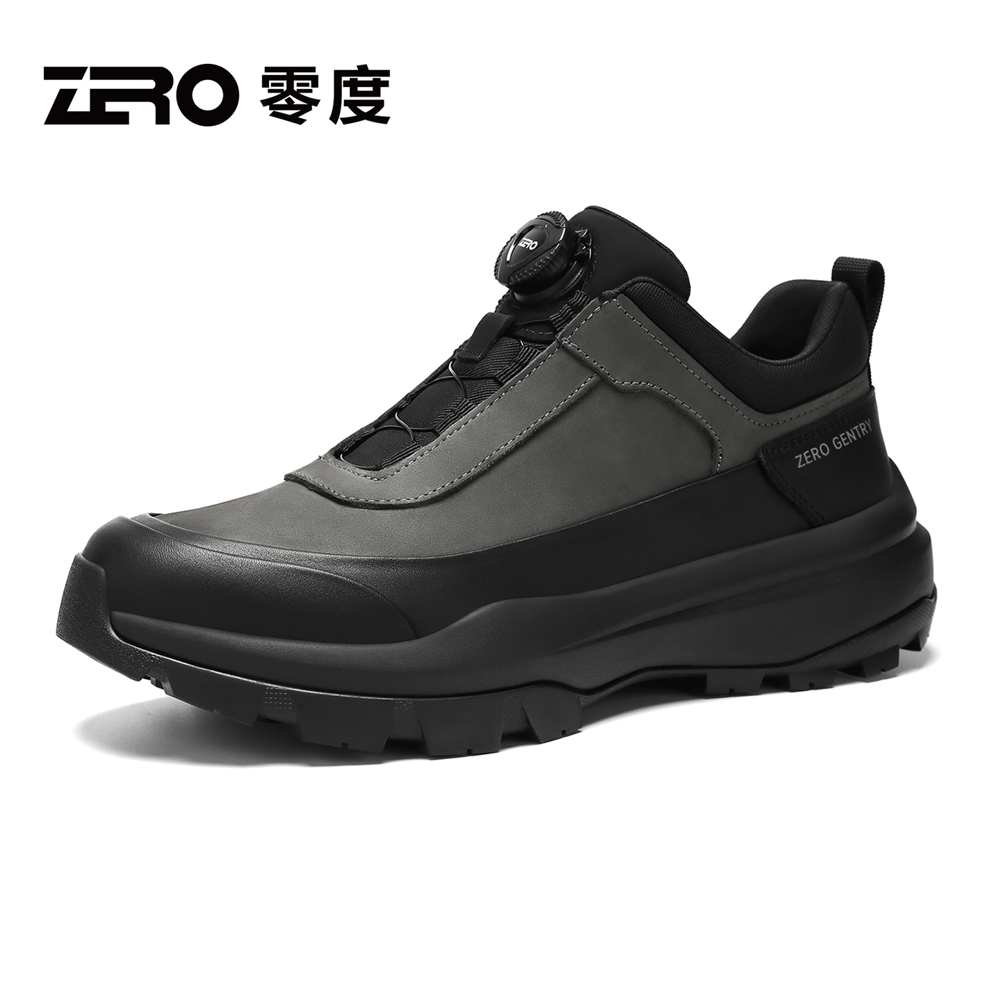 ZRO零度男鞋2025秋冬季新款户外运动徒步鞋男露营厚底增高休闲鞋