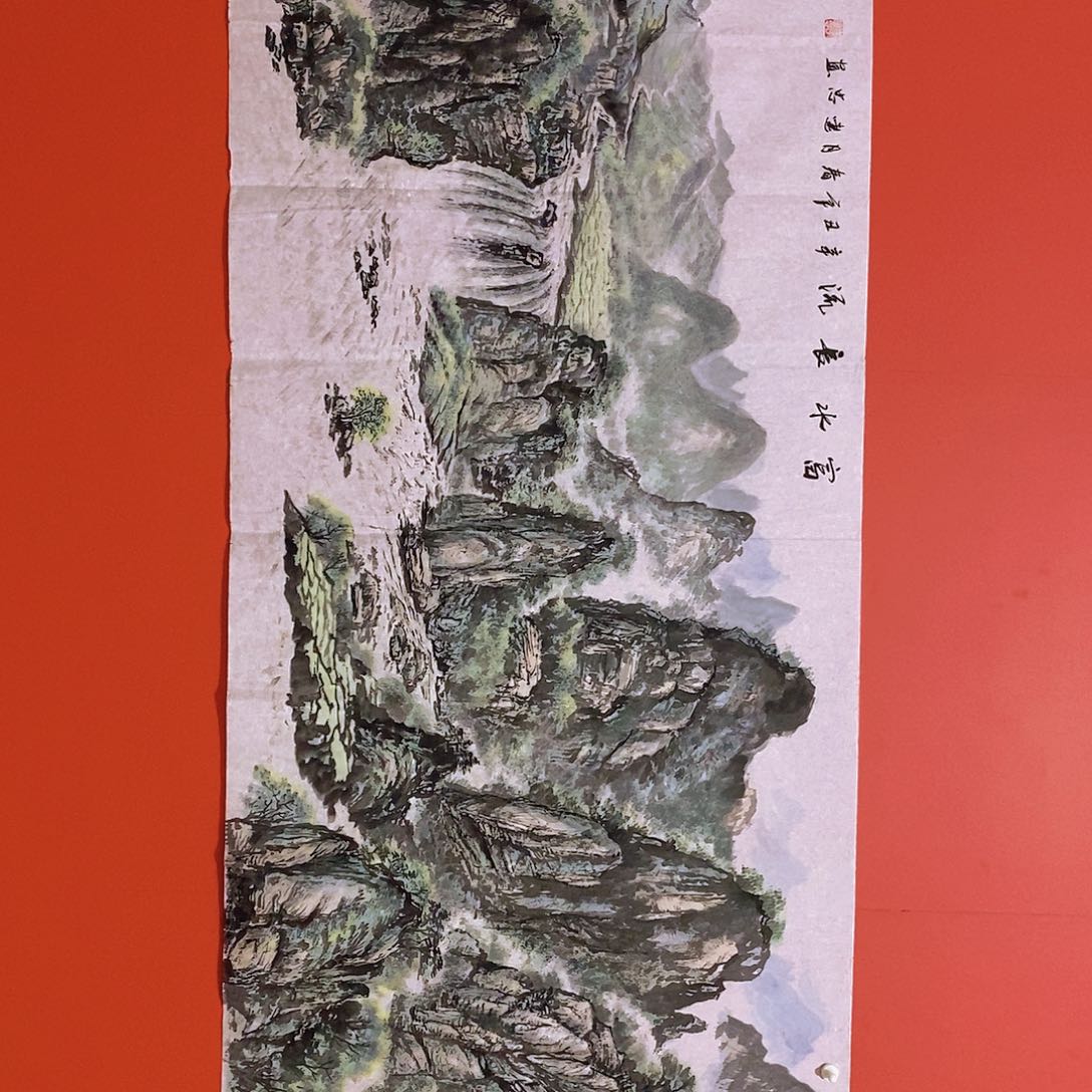 国画山水花鸟国画作品