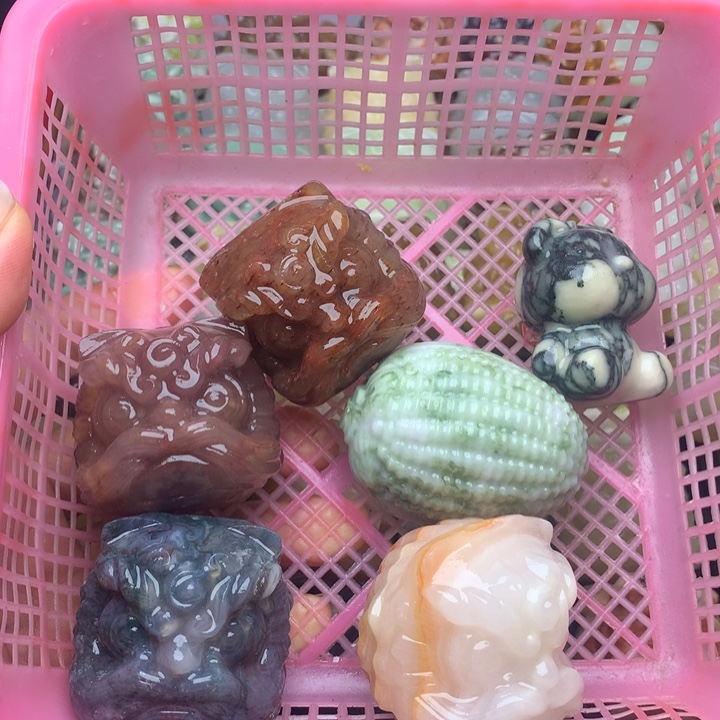 玛瑙/玉髓合金挂件