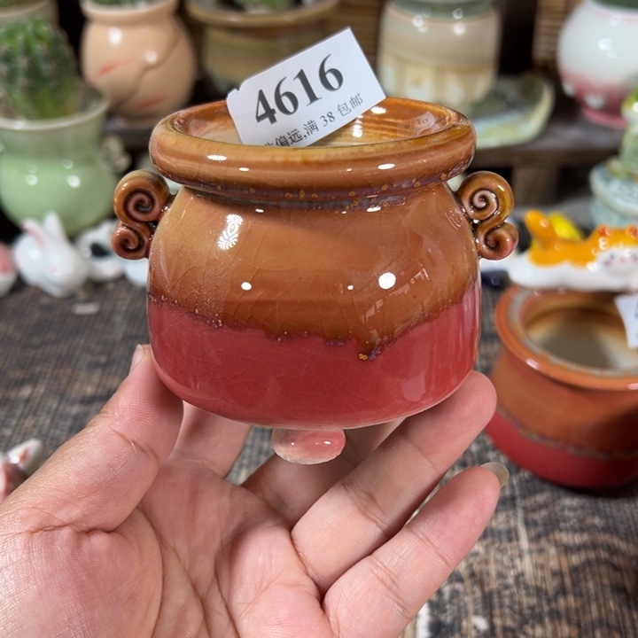 口5 手工花盆满30包邮