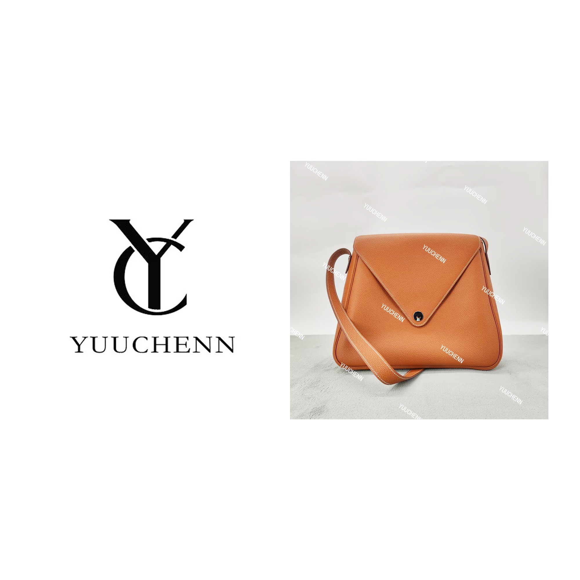 YUUCHENN【手工定制】30cm原创设计高定真皮包 HH7602