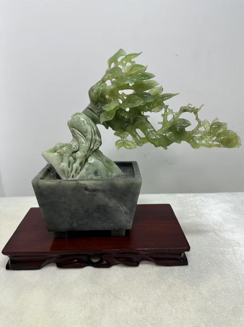 发财树盆景摆件家居客厅玄关酒柜书房乔迁礼物摆件