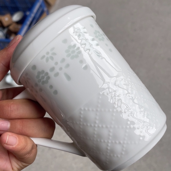摆件景德镇高温细白瓷餐具