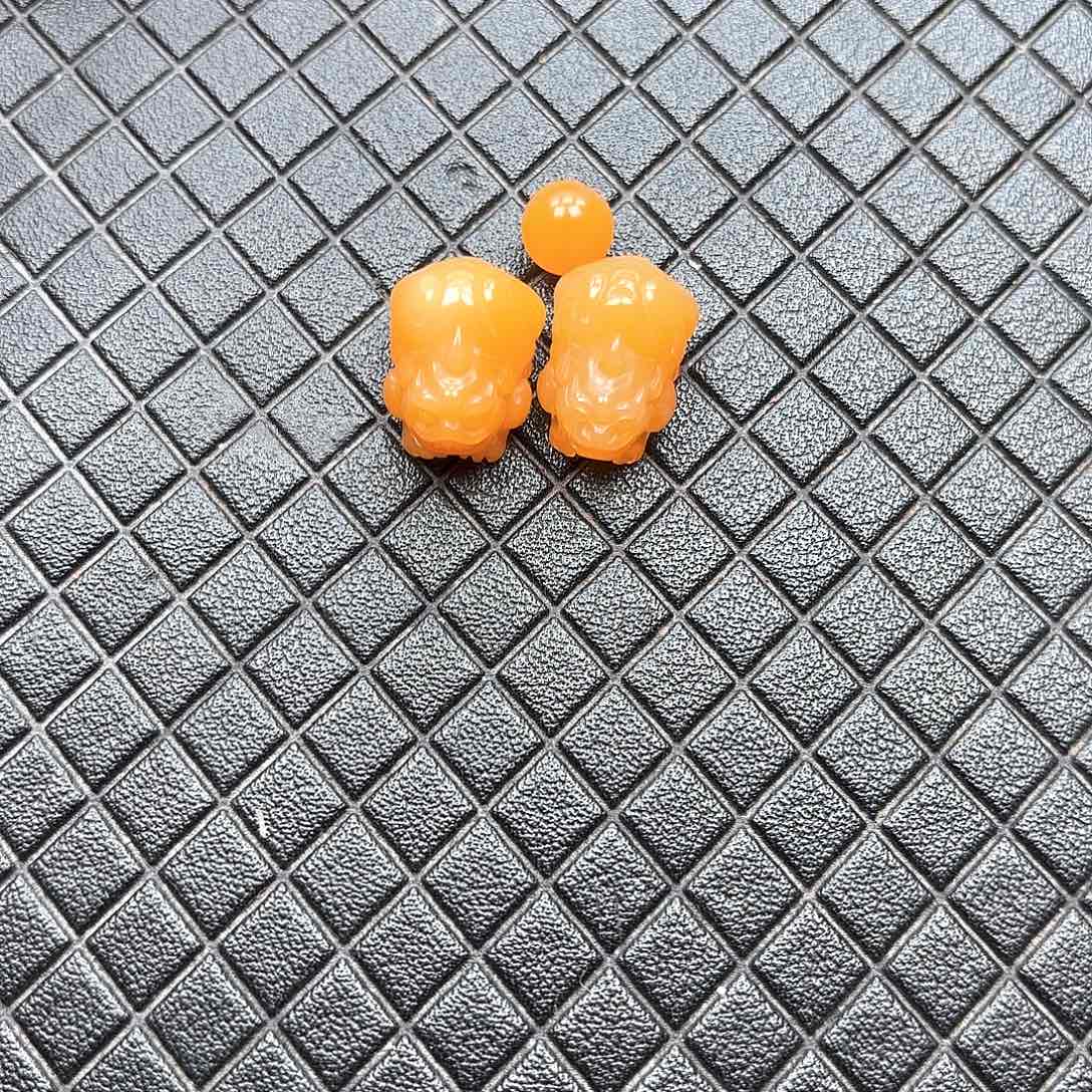 糖***奶石英质玉（缅黄）未镶嵌吊坠(不含链)