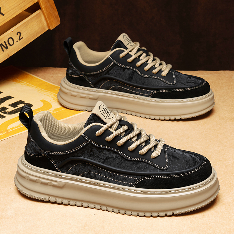 秋冬男鞋时尚潮流男式休闲鞋子潮鞋百搭软底男士板鞋WQ8359