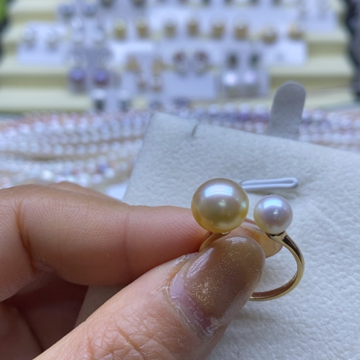 【闪购商品】海水珍珠戒指银S925镶嵌