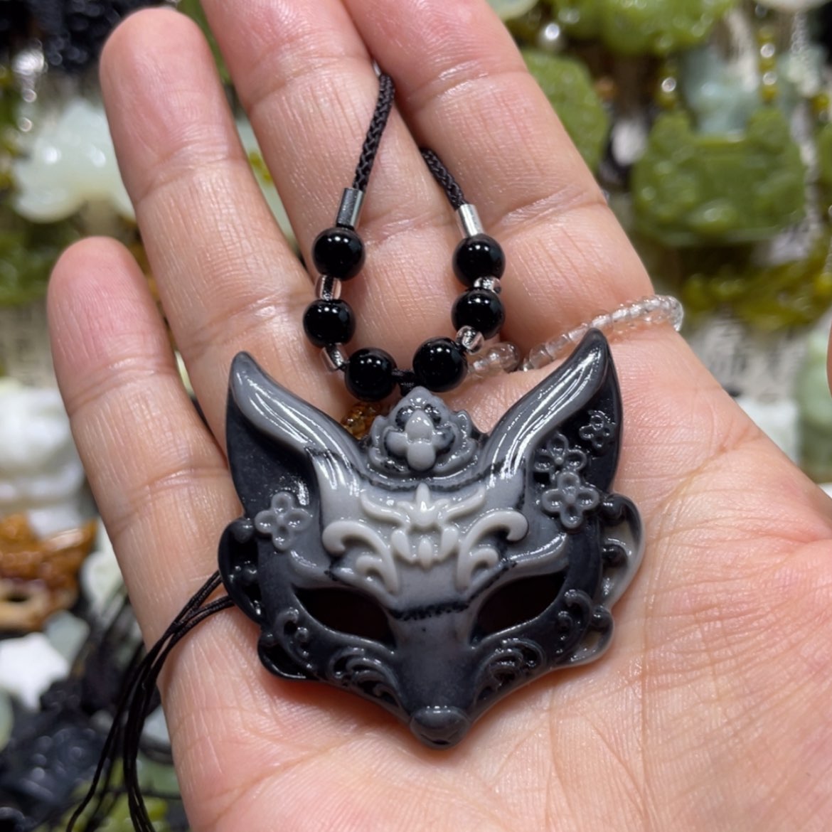 【闪购商品】岫玉颈饰未镶嵌2吊坠