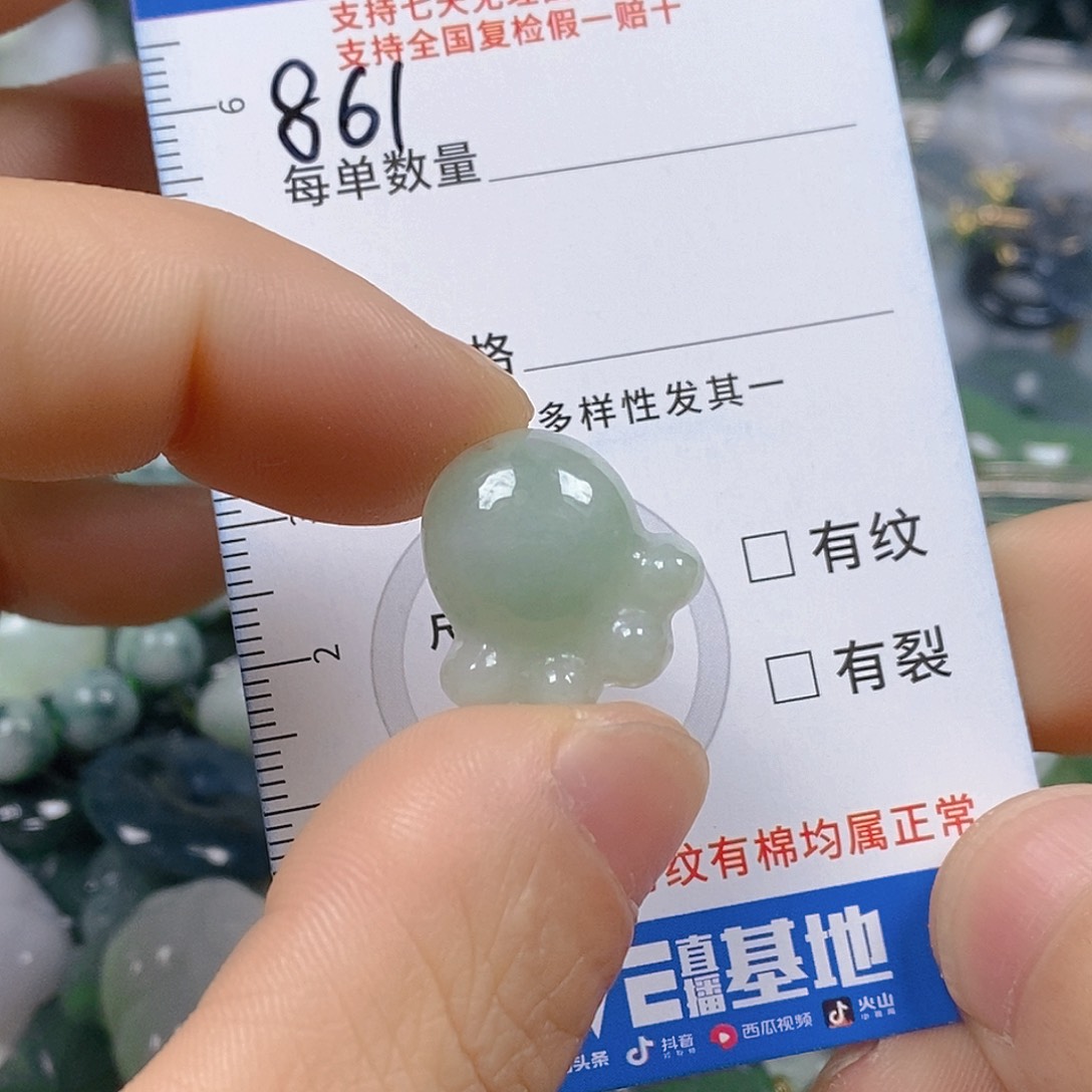 翡翠颈饰未镶嵌天然翡翠