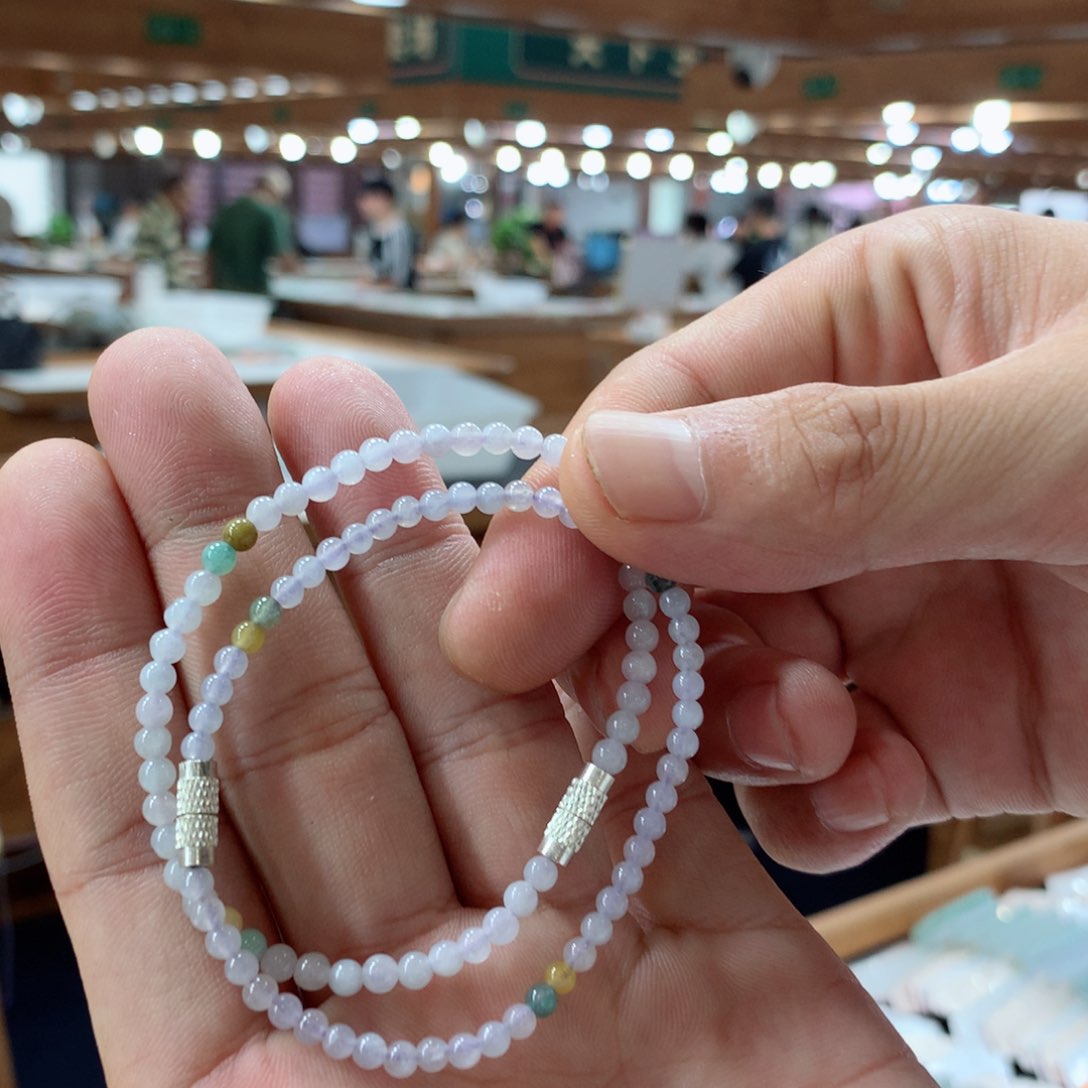 未镶嵌手链翡翠多样性发一