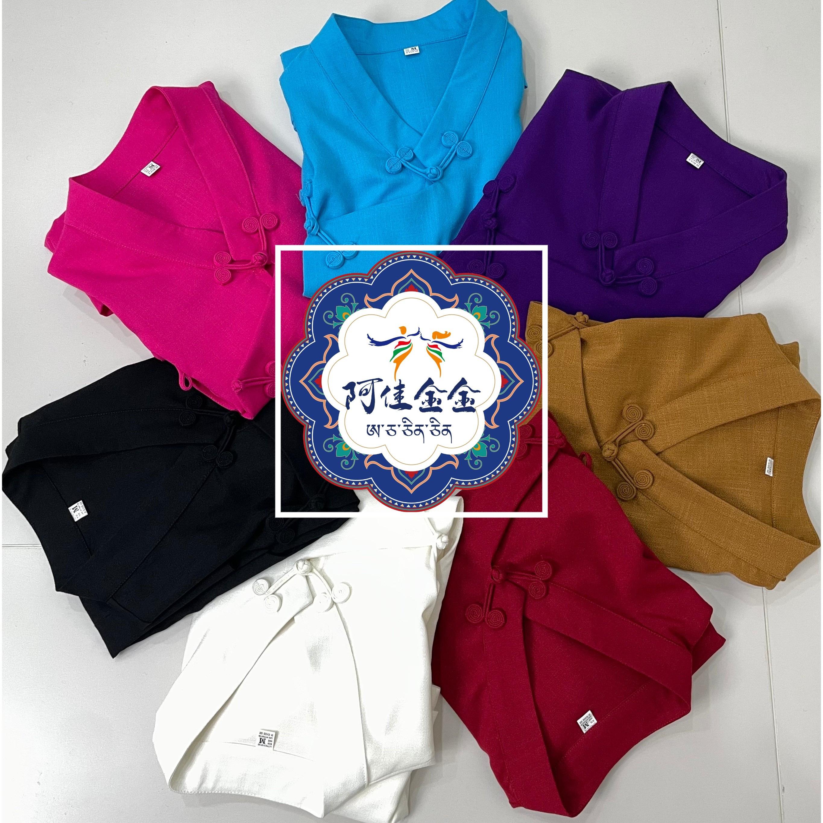 {阿佳金金}棉麻，V领，衬衣！（平价款）