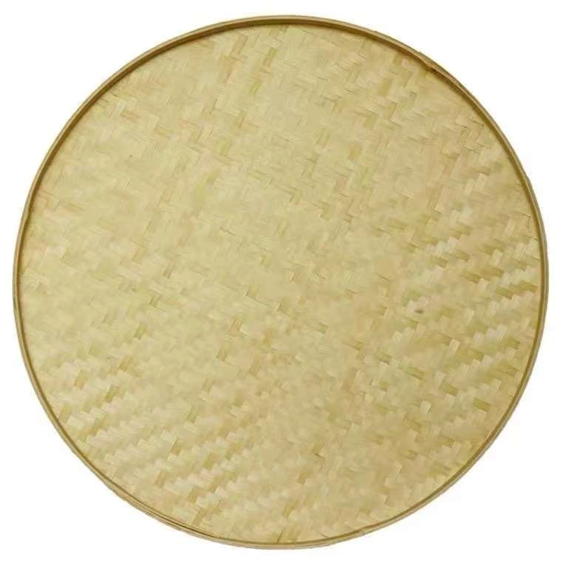 制品无孔竹簸箕绘画竹匾竹筛子竹畚箕簸箕家用竹编竹编簸箕