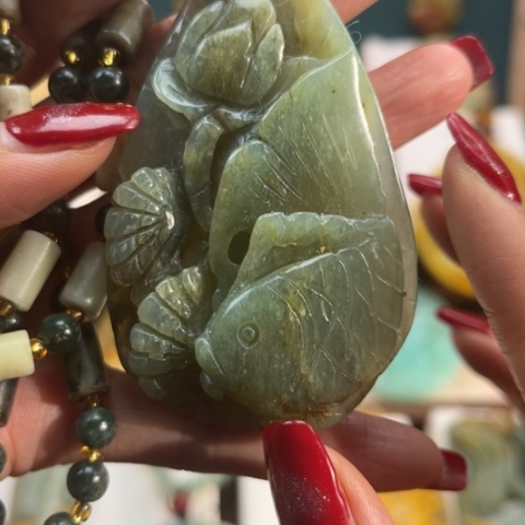 岫玉挂件未镶嵌挂件