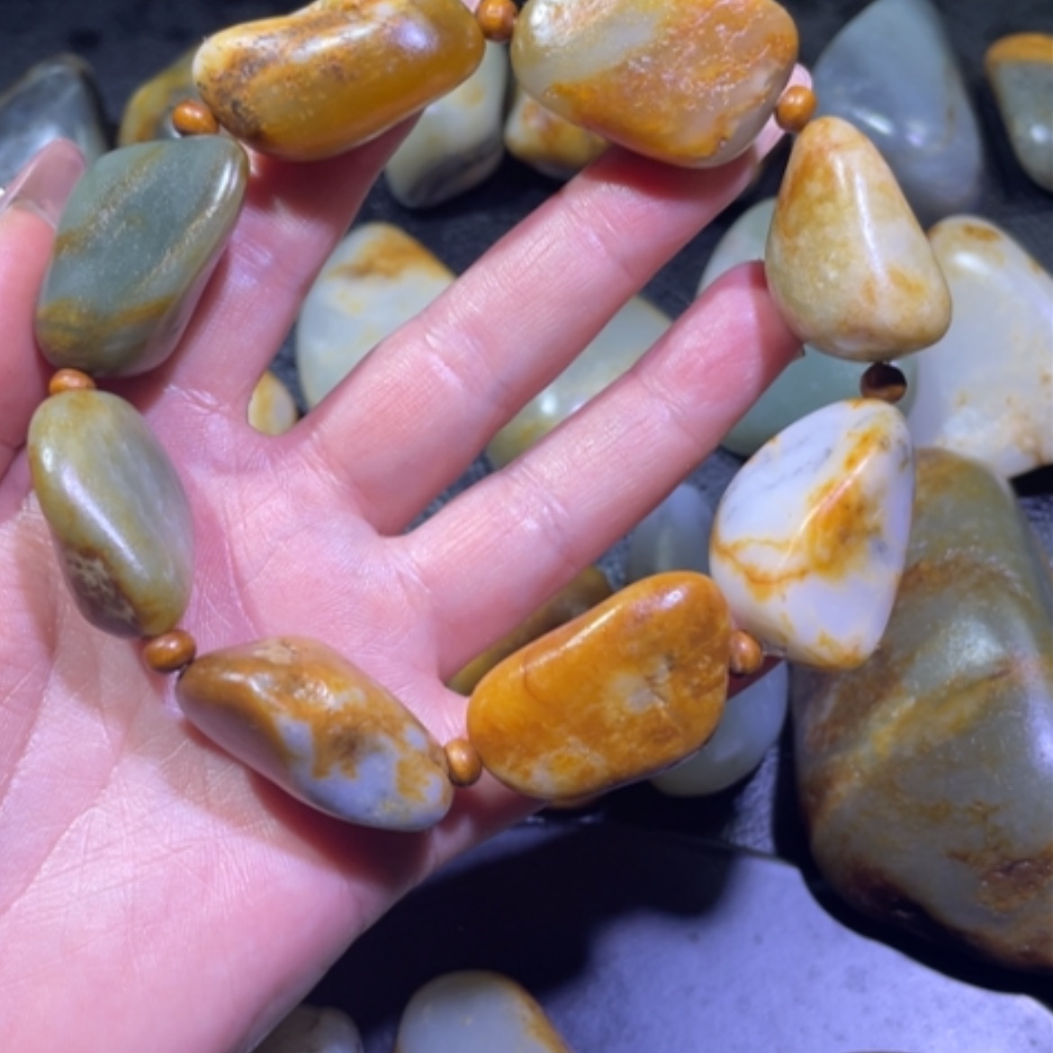 【闪购商品】和田玉颈饰未镶嵌光*强