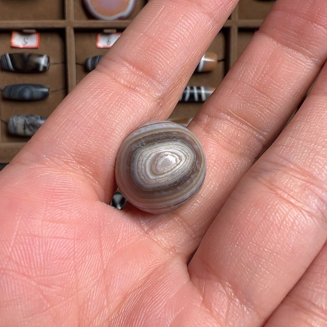 玛瑙/玉髓单珠未镶嵌