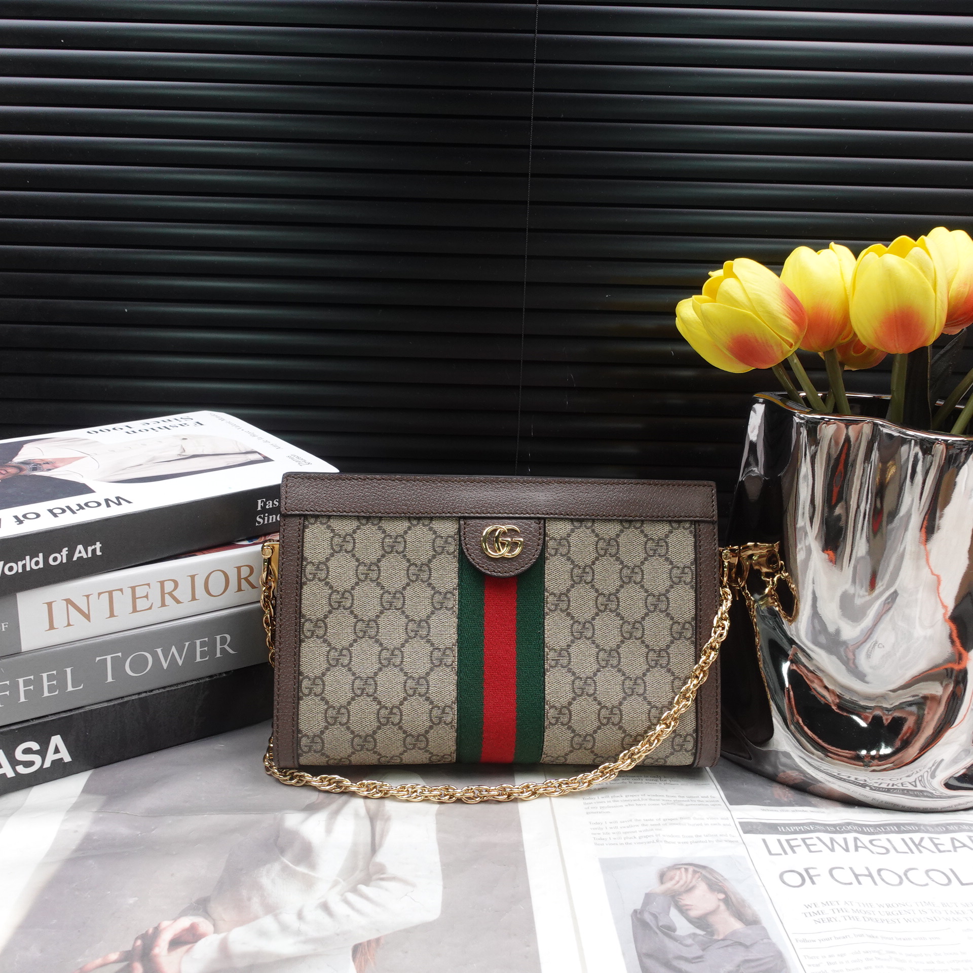 95新 GUCCI/古驰 单肩包/T10331375