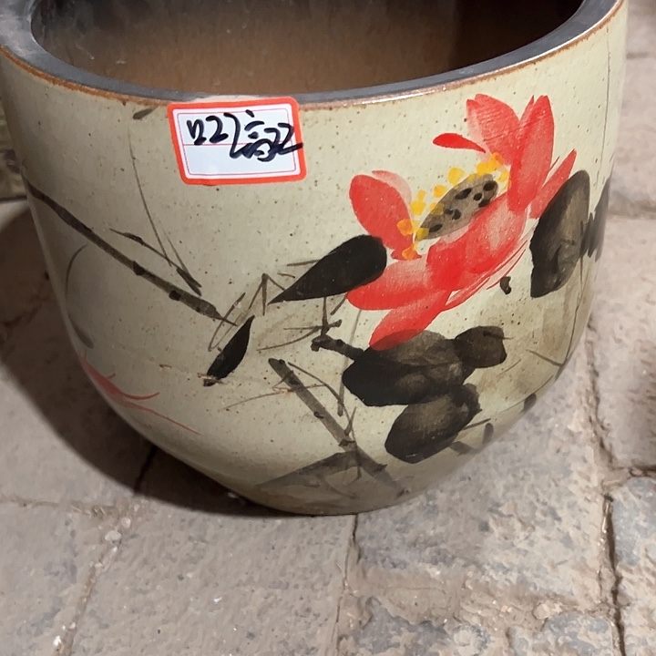 陶瓷景德镇精品花盆栽适合盆