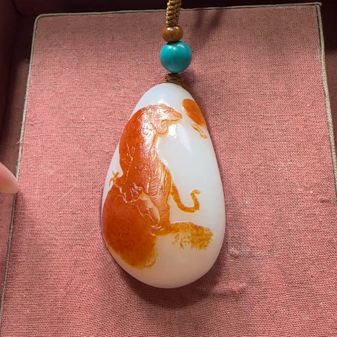 和田玉挂件未镶嵌