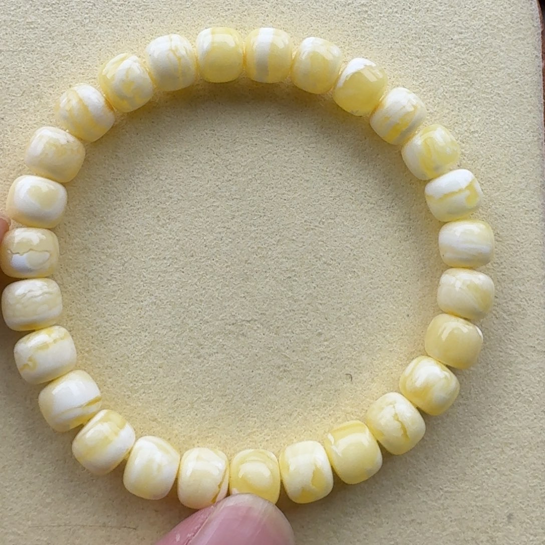 琥珀手链未镶嵌红**飘蜜蜡手串