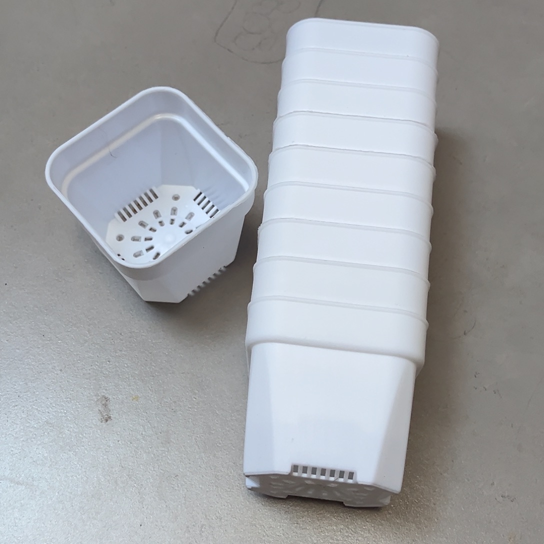 中厚口8高7白盆20个无托