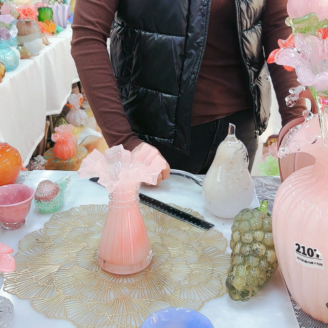 福利安妮琉璃花瓶花器艺术品