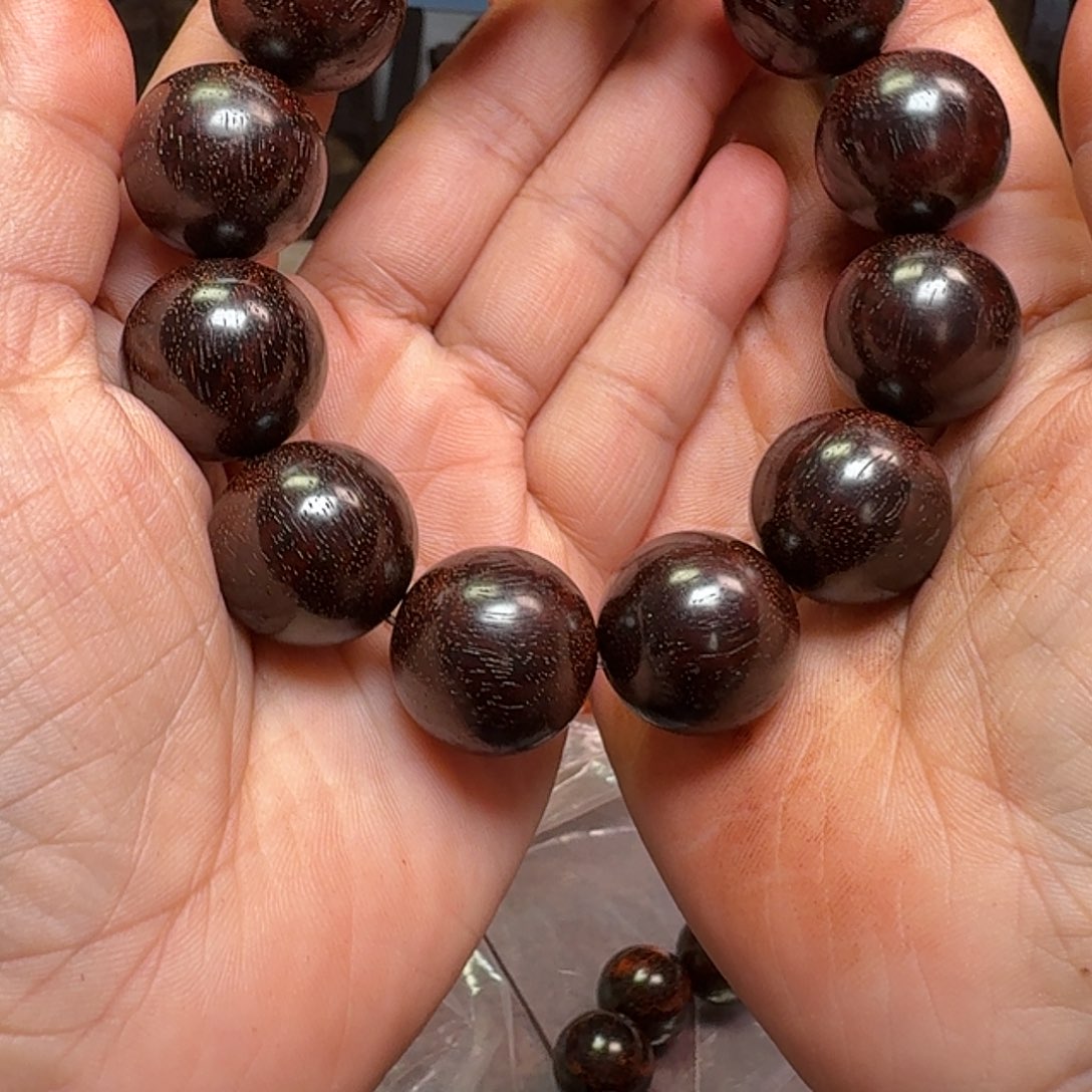 @***运檀香紫檀（小叶紫檀）手串琴2.0