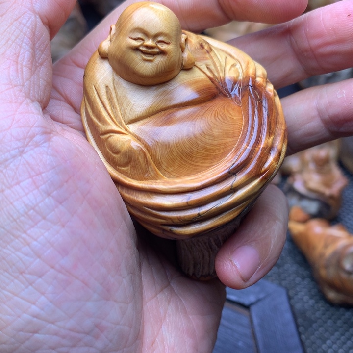 柏木（崖柏）崖柏陈化料手把件