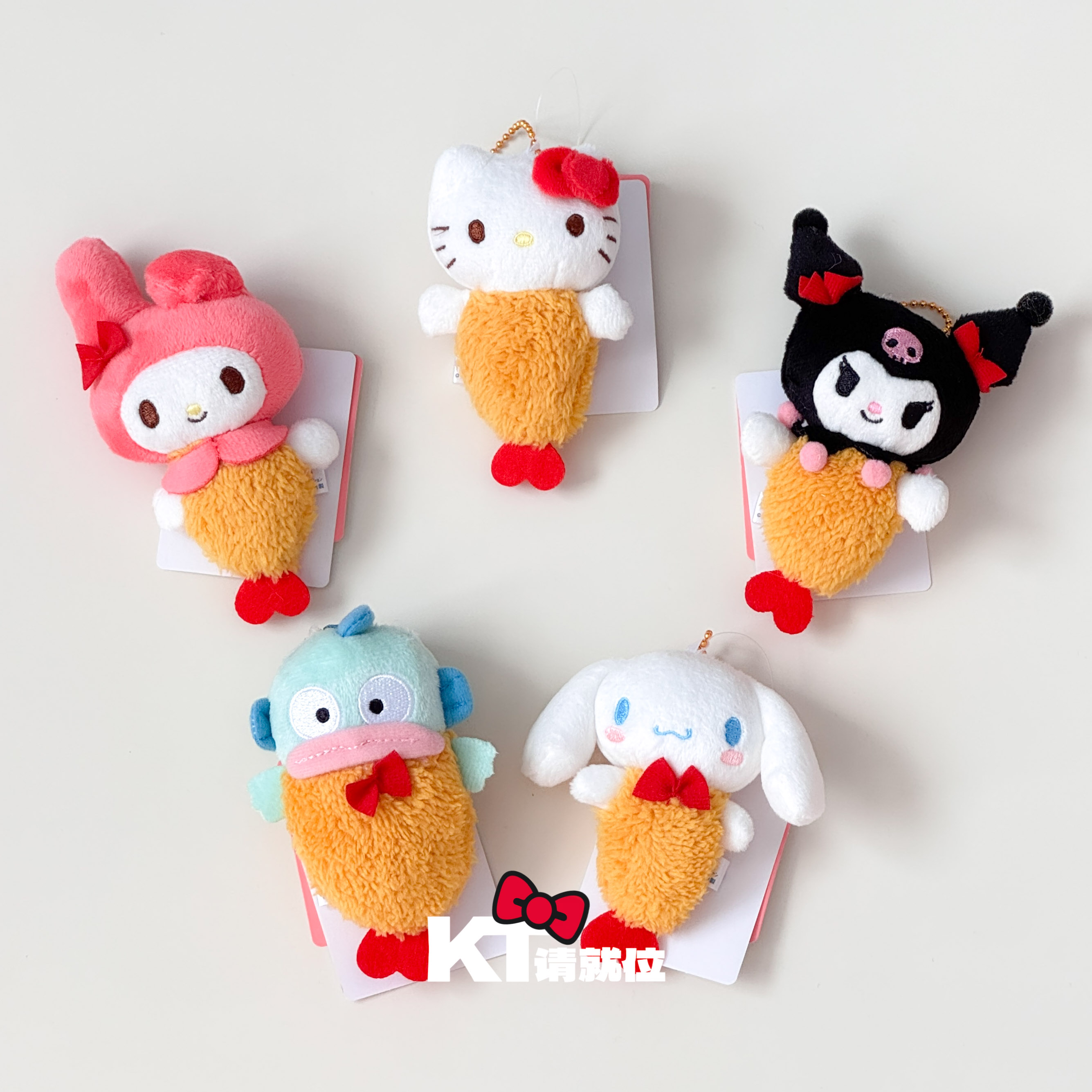 【炸虾天妇罗kitty】日料寿司食物系列美乐蒂酷洛米 日版三丽鸥挂件