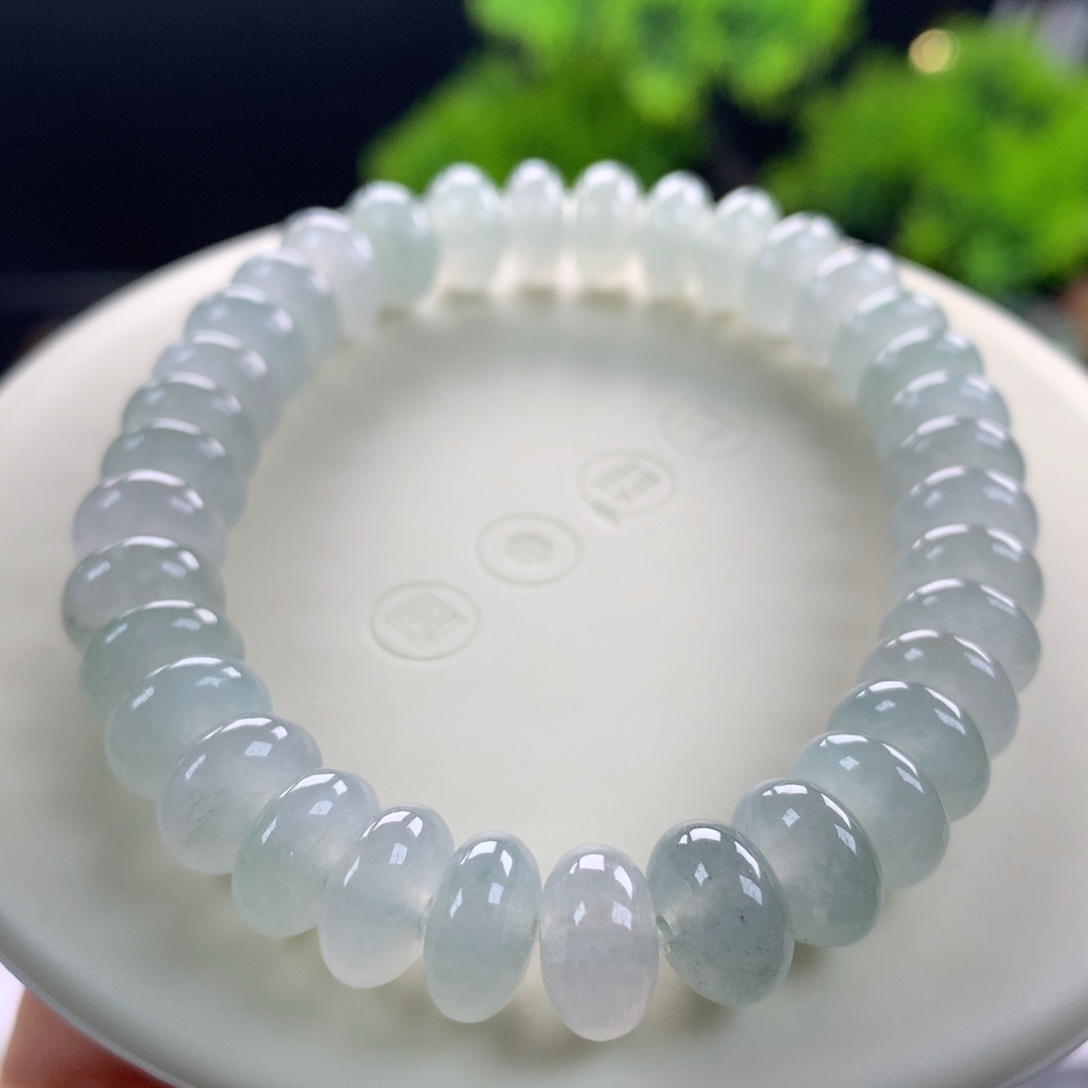 翡翠未镶嵌手链13号卡9.3