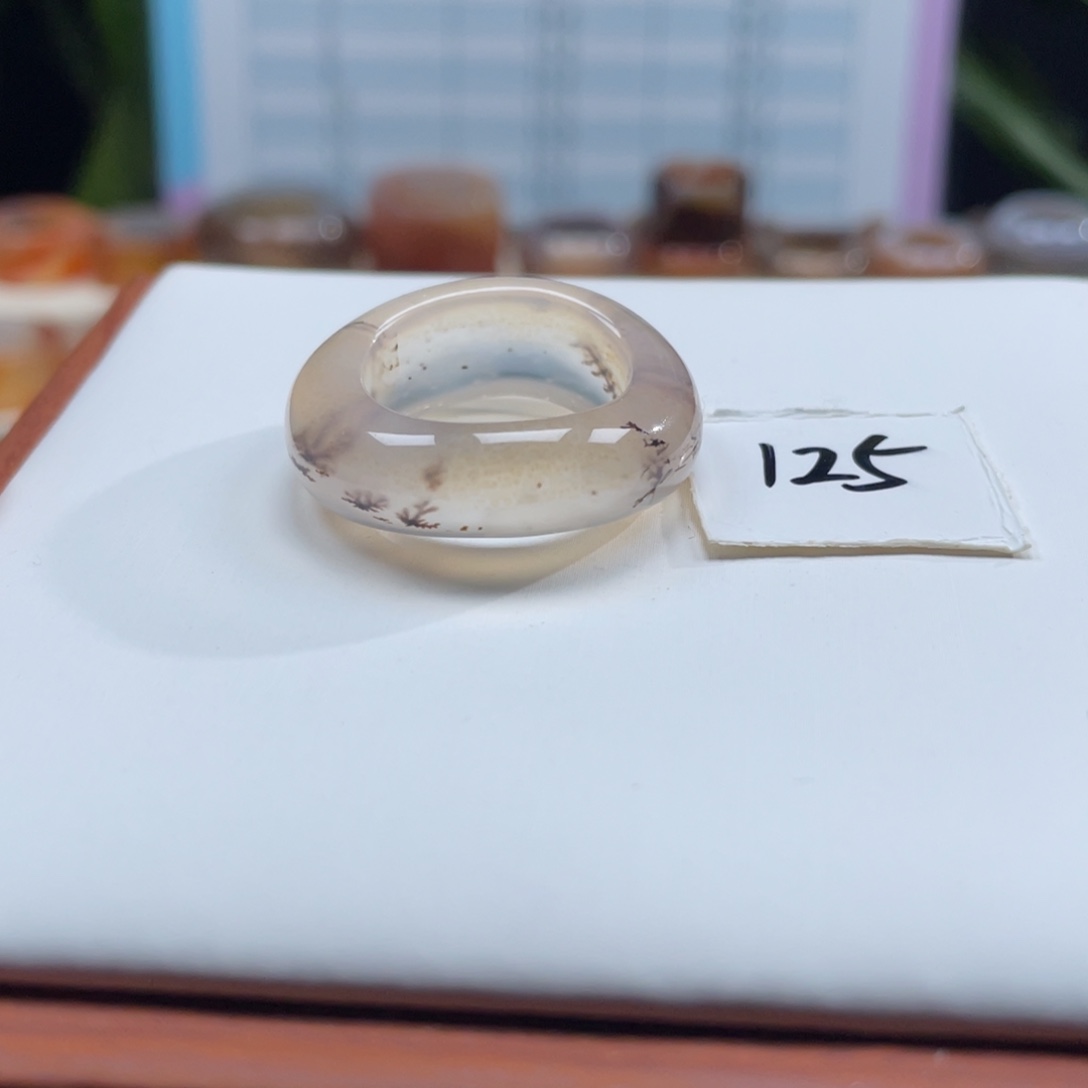 玛瑙/玉髓未镶嵌戒指Z18港17