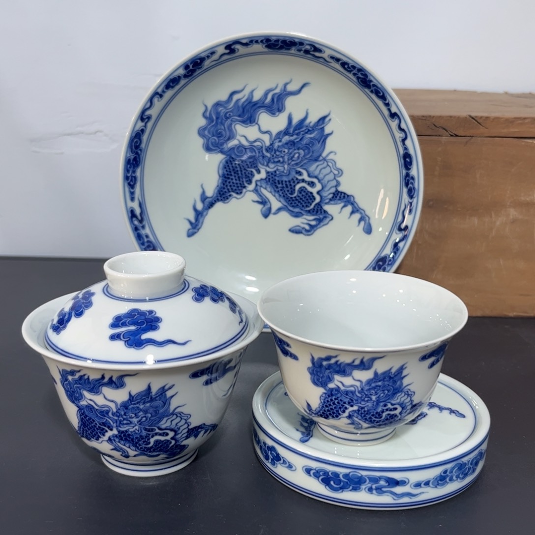 仿清麒麟四件套 可拆分