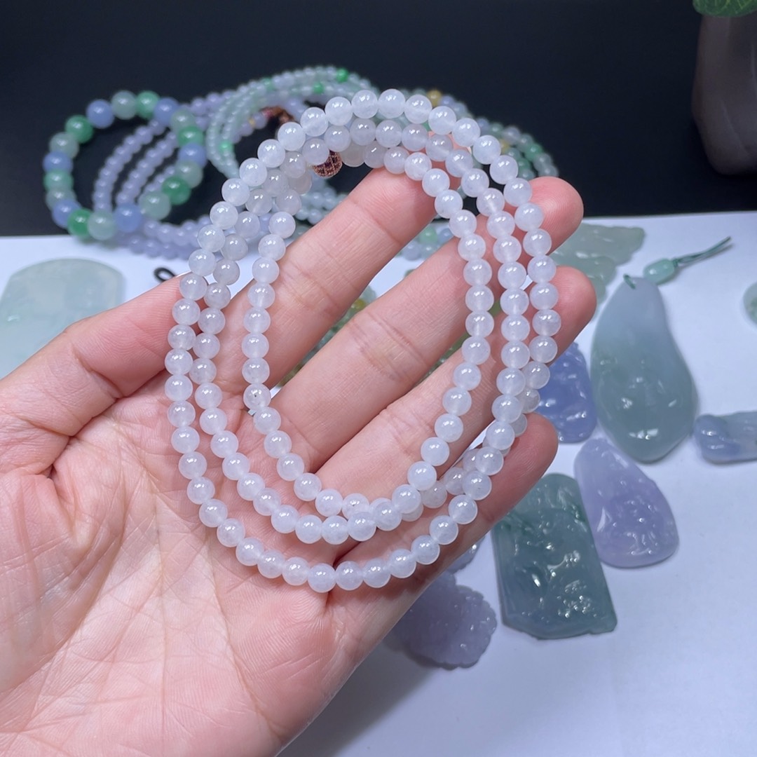 翡翠手链未镶嵌手串