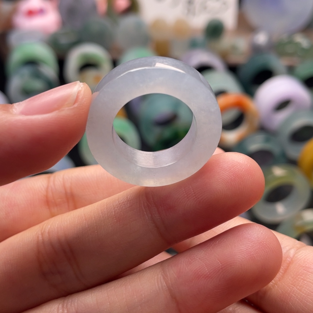 定制翡翠未镶嵌  胶紫