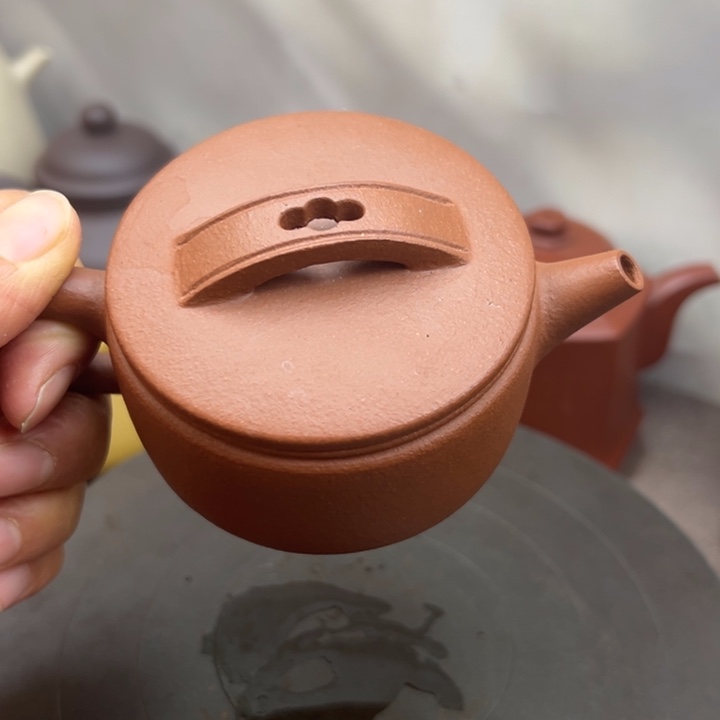 紫砂茶壶降坡汉瓦100c c